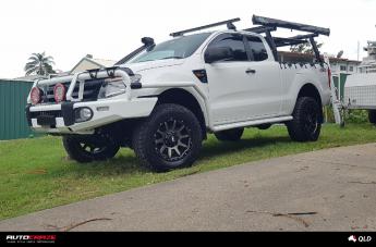 FORD RANGER GD05 BRONZE DARK TINT WITH MATTE BLACK